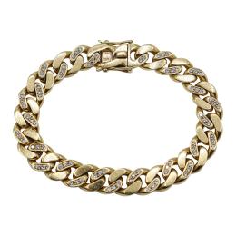 328 - PULSERA BARBADA CON BRILLANTES