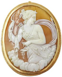 147 - BROCHE CAMAFEO DEL S.XIX
