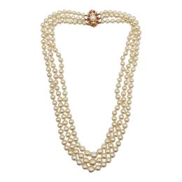 193 - COLLAR DE PERLAS CULTIVADAS
