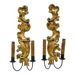 229 - PAREJA DE APLIQUES DE PARED MEDIADOS DE SIGLO XX