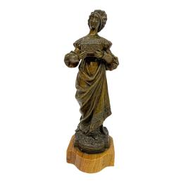 811 - FIGURA EN CALAMINA DEL S.XIX
