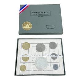 373 - 8 MONEDAS FRANCESAS DE PLATA DE 1973