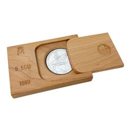 389 - MONEDA DE 5 ECUS DE 1989