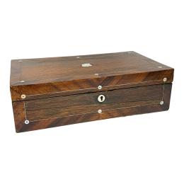 920 - CAJA ESCRIBANIA INGLESA DEL SIGLO XIX
