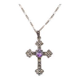 146 - CRUZ COLGANTE CON CADENA