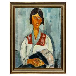 539 - ANÓNIMO SIGUIENDO MODELOS DE MODIGLIANI