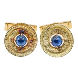 257 - GEMELOS DE ORO Y ZAFIROS