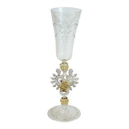 37 - COPA DE CRISTAL CIRCA 1900