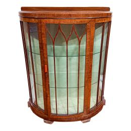 547 - MUEBLE VITRINA  INGLESA DEL SEGUNDO CUARTO SIGLO XX