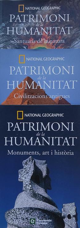 496 - TRES LIBROS SOBRE PATRIMONI DE LA HUMANITAT