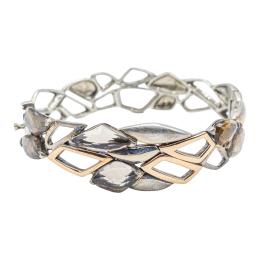 329 - PULSERA CON CUARZOS FUMÉ