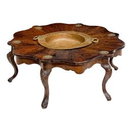 506 - BRASERO CON BASE DE MADERA