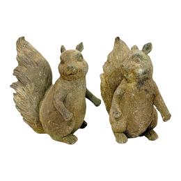 588 - PAREJA DE ARDILLAS DEL ÚLTIMO TERCIO DE SIGLO XX