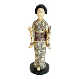 651 - FIGURA ORIENTAL GEHISA  DE LA SEGUNDA MITAD S. XX