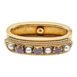 139 - ARGOLLA PARA COLLAR DE PERLAS, AÑOS 50