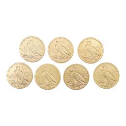 618 - MONEDAS DE 5 DOLARES USA
