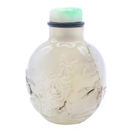 675 - SNUFF BOTTLE DE ÁGATA, DEL S.XIX