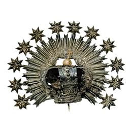 1179 - CORONA PARA PARA IMAGEN EN PLATA S.XIX