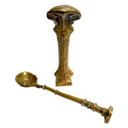 1255 - DOS SELLOS PARA LACRE DEL S.XIX Y PPS. DEL S.XX