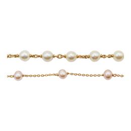 228 - DOS PULSERAS DE PERLAS