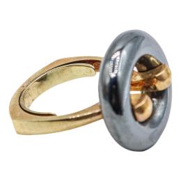 61 - ANILLO DE DISEÑO CON ARO DE HEMATITE