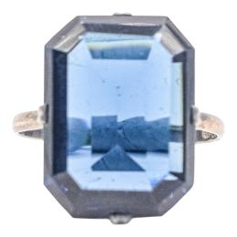 390 - SORTIJA DE PLATA DE LOS AÑOS 20