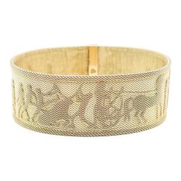 140 - BRAZALETE CON FRISO CLÁSICO