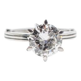 135 - ANILLO SOLITARIO CON BRILLANTE