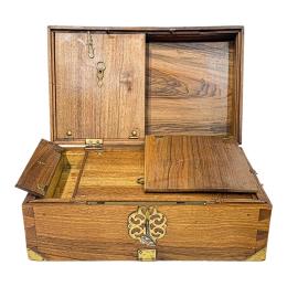 1279 - CAJA ESCRITORIO DE VIAJE DEL S.XIX