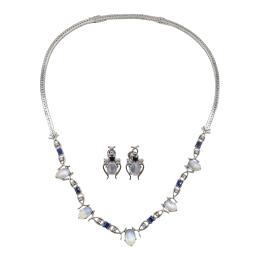 244 - GARGANTILLA Y PENDIENTES CAPDEVILA