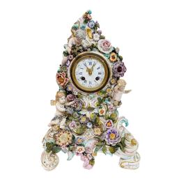 786 - CAJA PARA RELOJ MEISSEN DE PRINCIPIOS DEL S.XX