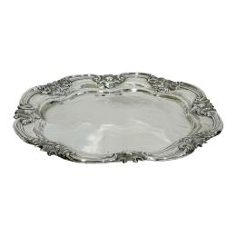 969 - CENTRO DE MESA EN PLATA DE FINALES DEL S.XIX