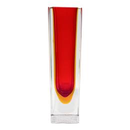 571 - JARRÓN EN CRISTAL DE DISEÑO AÑOS 60