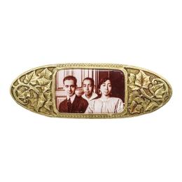 123 - BROCHE CON FOTOGRAFÍA, DE LOS AÑOS 20
