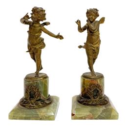 1162 - PAREJA DE FIGURAS FRANCESAS DE PRINCIPIOS DEL S.XX