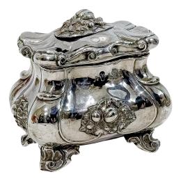 958 - CAJITA JOYERO EN PLATA DE PRINCIPIOS DEL S.XX