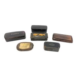1251 - CONJUNTO DE CAJITAS PARA RAPÉ DE FINALES DLES S.XIX