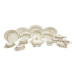 567 - VAJILLA DE PORCELANA Y JUEGO DE CAFÉ THOMAS DE LOS AÑOS 40