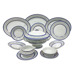125 - VAJILLA EN PORCELANA DE LIMOGES PARA 12 SERVICIOS