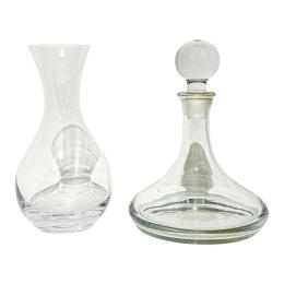 2 - BOTELLA PARA VINO Y DECANTACOR DEL ÚLTIMO TERCIO S. XX