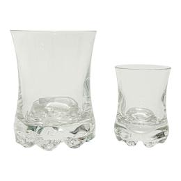 14 - CONJUNTO DE VASOS EN CRISTAL  DEL ÚLTIMO TERCIO DE SIGLO XX