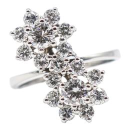 43 - ANILLO DOBLE ROSETÓN CON BRILLANTES