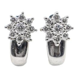 233 - PENDIENTES ROSETONES CON BRILLANTES
