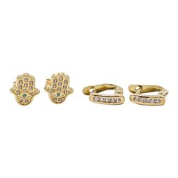 161 - DOS PARES DE PENDIENTES 