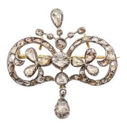 73 - BROCHE COLGANTE DE FINALES DEL S.XIX