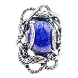 54 - ANILLO CON SERPIENTES Y LAPISLÁZULI