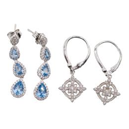 204 - DOS PARES DE PENDIENTES
