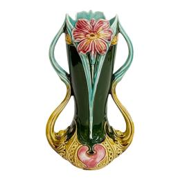 695 - JARRÓN ART NOUVEAU DE PPS. DEL S.XX