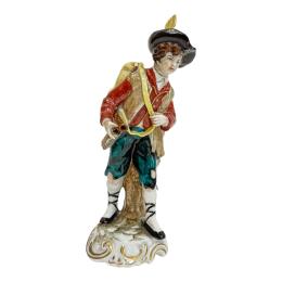 507 - FIGURA EN PORCELANA ALEMANA DE MEDIADOS DEL S.XX
