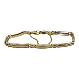 182 - PULSERA EN BASE A UNA LEONTINA DEL S.XIX